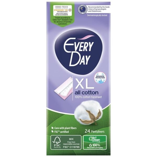 Every Day Σερβιετάκια All Cotton XL 24τεμ