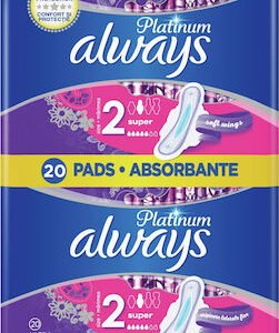 Always Ultra Σερβιέτες Platinum Super (Μέγεθος 2) 20τεμ